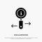 Info, Information, Zoom, Search solid Glyph Icon vector