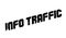 Info Traffic rubber stamp