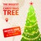 Infographic. The biggest Christmas tree.