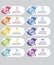 Infographic Biohacking icons vector illustration. 10 colored steps info template with editable text.