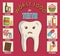 Infographic chart for dental and health care. It shows the worst food products for teeth, gums and enamel. Sweets, crisps, alcohol