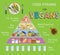 Infographic chart, illustration of a food pyramid for vegetarian nutrition. Shows healthy food balance for successful growth, educ