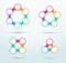 Infographic Connected Circles Template Set B