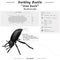 Infographic of a Darkling Beetle or stink beetle