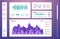 Infographic dashboard, admin panel with info charts, diagrams vector template