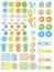 Infographic demographic elements chart and graphic