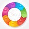 Infographic design elements for your business data with 7 options