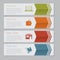 Infographic. Design number banners template graphic or website layout