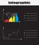 Infographic graphs and elements