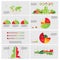 Infographic graphs and elements.