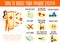 Infographic how to boost defenses of immune system cartoon vector illustration.