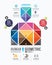 Infographic human geometric Design template. concept.vector.