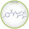 Infographic of the molecule of Amoxicillin