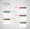 Infographic timeline report template