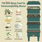 Infographic of vermicomposting. What to compost. Worm composting. Recycling organic waste, compost. Sustainable living, zero waste