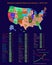 Infographics minimum wage in USA