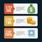 Infographics Money design, vector illustration