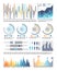 Infographics and Pie Diagram with Figures Data