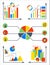 Infographics set elements charts, circle, pyramid