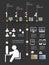 Infographics set and Information technology Graphics