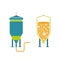 Infographics technology of beer production