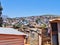 Informal settlement in South Africa with solar panels.