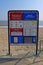 Information Board, Southwold Beach, Southwold, Suffolk, England, UK