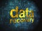Information concept: Data Recovery on digital