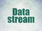 Information concept: Data Stream on Digital Data Paper background