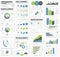 Information graphics to visualize corporate data infographics