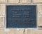 Information plaque, Soldiers Memorial in the Veteran`s Memorial Park in Moore, Oklahoma.