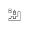 Information recovery line outline icon