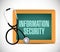 Information security and stethoscope illustration