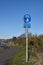 An Information sign for the Green Circular Walking and Cycling route in Dundee.