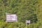 Information Signpost, Caleta Gonzalo, Chile