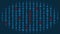 Information technology concept - SAFETY lettering inside machine code in random assembly