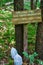 Informational Sign on the Appalachian Trail in Southwestern Virginia -2