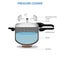 Informative vector of evaporation of water in a pressure cooker