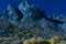 Infrared close up of the Organ Mountains.