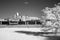 Infrared image of the Ellis Island from the Liberty Park