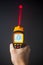 Infrared laser thermometer