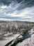 Infrared photography of South Ural Mountain