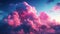 Infrared shot of the fluffy pink cloud