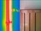 Infrared Thermal and real Image of Radiator Heater