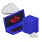 Infrastructure as Code (IaC) 3d Icon