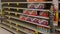 Ingles retail grocery store interior pan empty kids drink box section