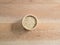 Ingredient grain, wheat germ in wooden bowl on wooden background