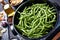 Ingredients for green bean casserole on a table