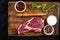 Ingredients for perfect barbecue