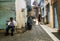 The inhabitants of Sousse in the narrow streets of the Medina old town